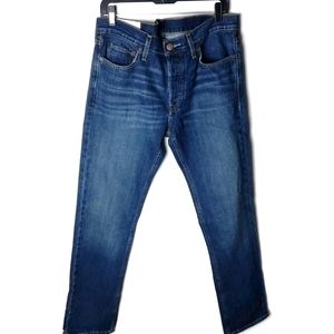 Hollister 33x32 slim straight blue jeans